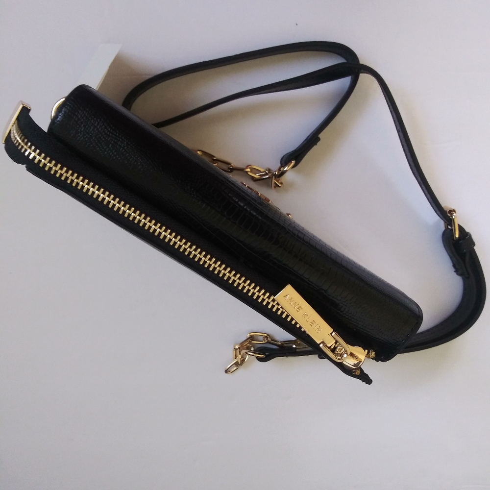 NWT ANNE KLEIN CROSSBODY MINI BAG WALLET ON A CHAIN WITH IPHONE COMPARTMENT - Picture 4 of 13